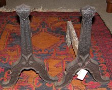 Cast Iron Andirons