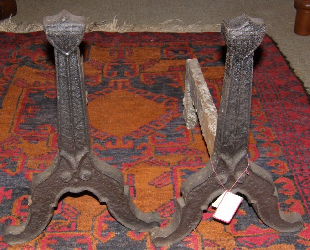 Cast Iron Andirons