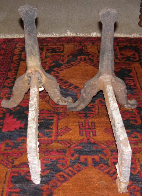 Cast Iron Andirons