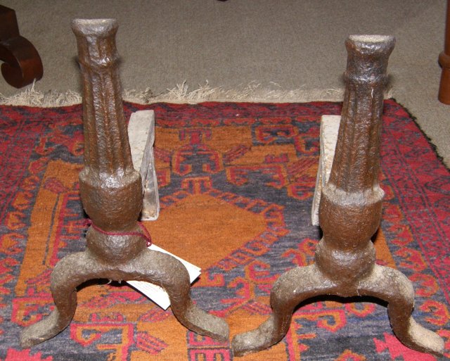 Cast Iron Andirons
