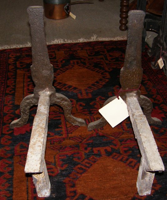 Cast Iron Andirons