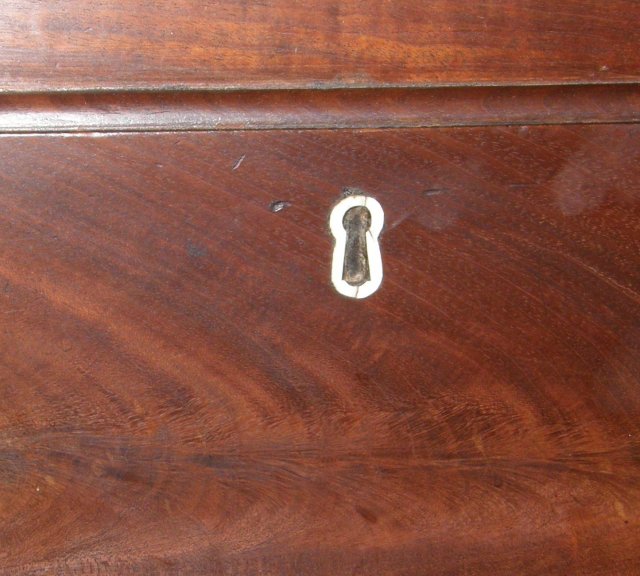 Solid Mahogany Chippendale Mule Chest