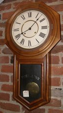 Walnut 8 Day Regulator Clock
