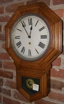 Short Drop Pendant Regulator Clock