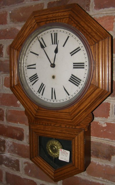 Short Drop Pendant Regulator Clock