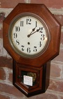 Mahogany School House Clock