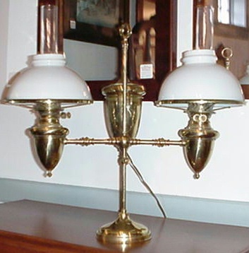 Double Burner Student Lamp