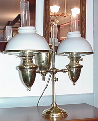 Double Burner Student Lamp