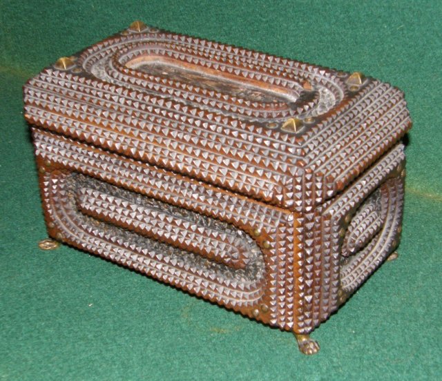 Tramp Art Jewlery Box