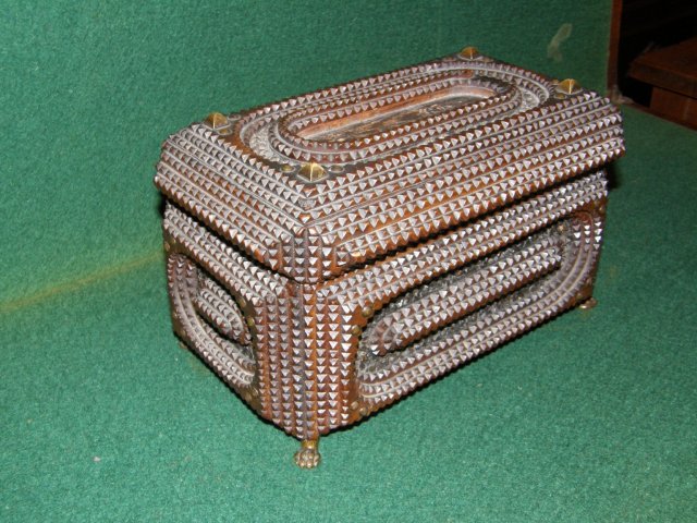 Tramp Art Jewlery Box