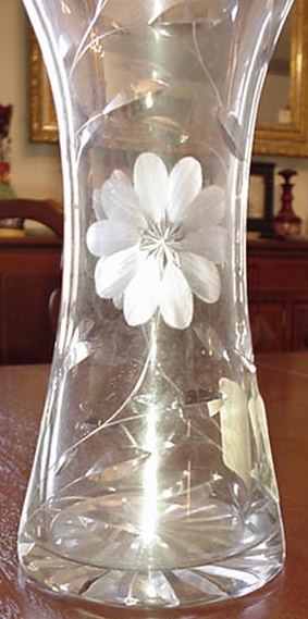 Cut Glass Vase