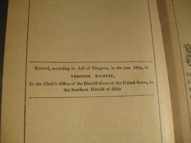 German Evangelical Songbook 1890 by Schafer