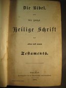 German Bible, Die Bibel cp 1884, HB
