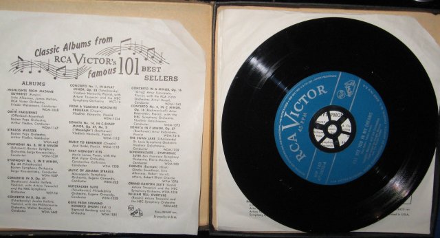 Vaughn Monroe's Dreamland Special 45 RPM Record Set in original case