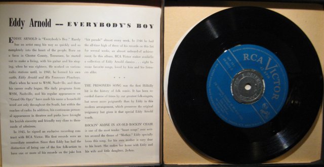 Eddy Arnold All Time Hits from the Hills 45 RPM Record Set in original case