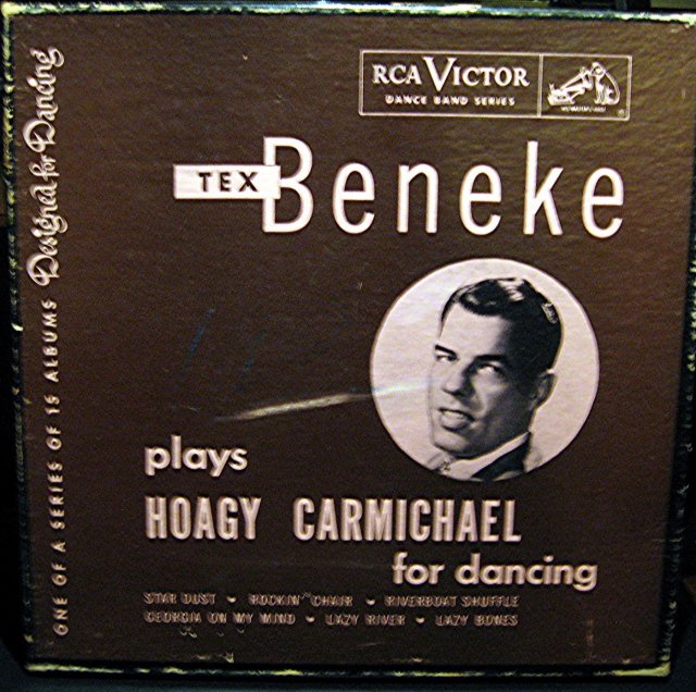 Tex Beneke plays Hoagy Carmichael for dancing 45 RPM Record Set in original Case