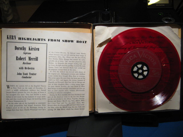 Show Boat Dorothy Kirsten & Robert Merrill 45 RPM Record Set in Original Case
