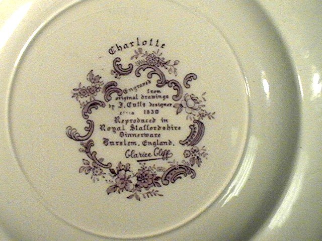 Royal Staffordshire Dinner Plate