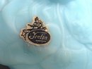 Fenton Blue Satin Water Lily Covered Candy Dish