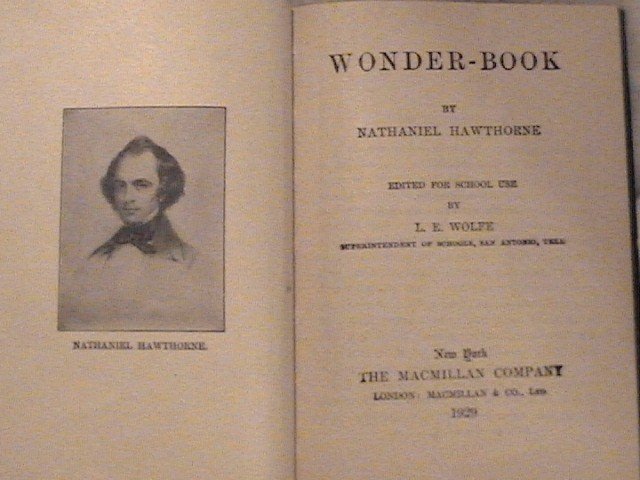 Hawthorne's The Wonder-Book cp 1929