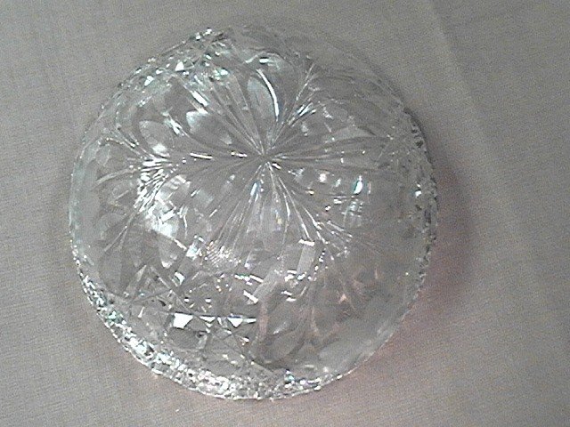 American Brilliant Cut Glass Bowl 8 inch