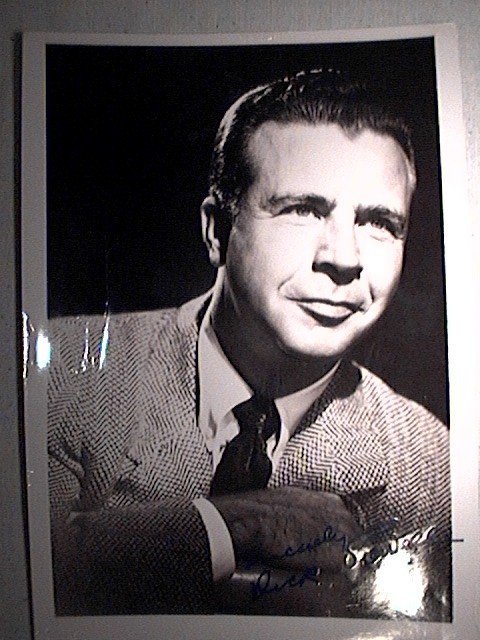 Photograph signed by Dick Powell