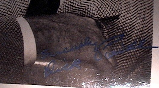 Photograph signed by Dick Powell