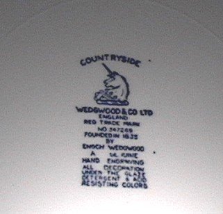 Wedgwood Countryside Dinner Plate