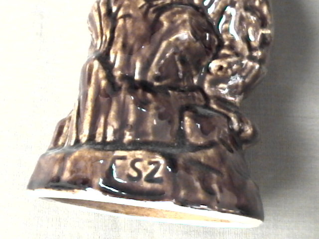 Bear Decanter Ezra Brooks 90 proof whiskey