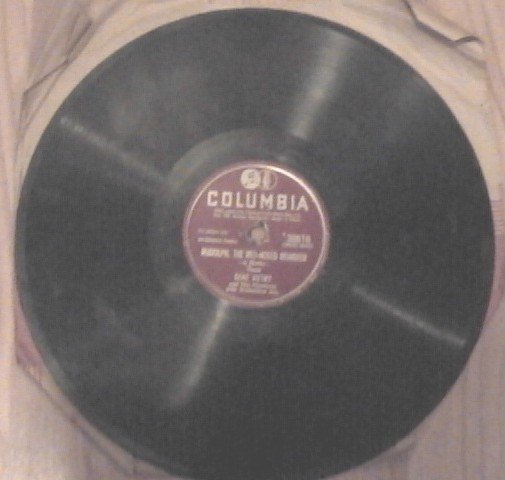 Rudolph the Red-nosed Reindeer by Gene Autry single record (7 inch)