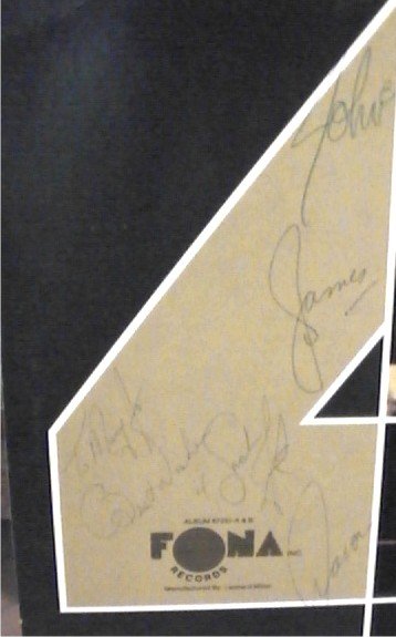 The Four Lads Ten Million & Still Counting LP Record Signed