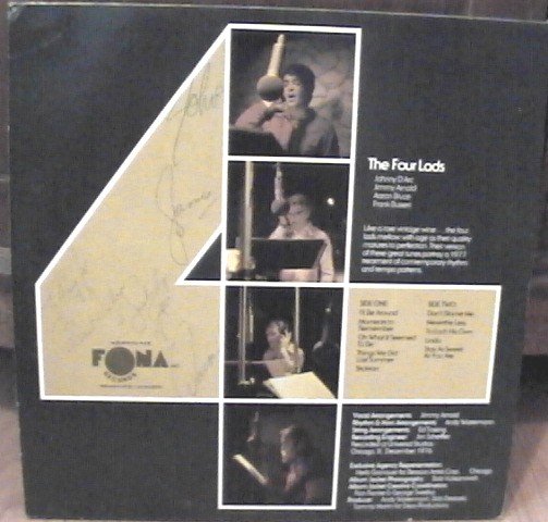 The Four Lads Ten Million & Still Counting LP Record Signed