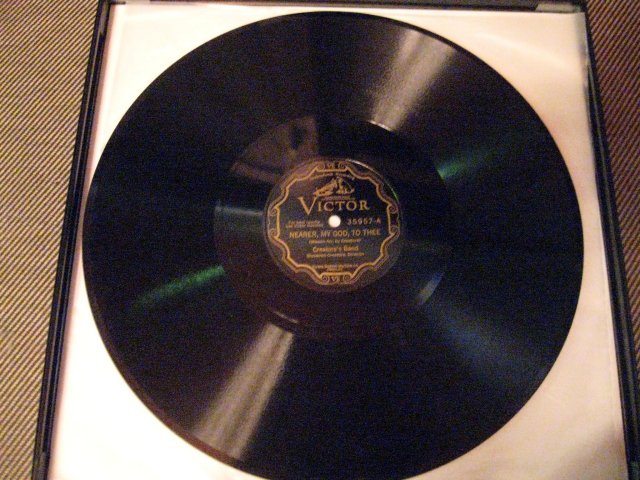 12-inch 78 RPM Record Nearer My God to Thee