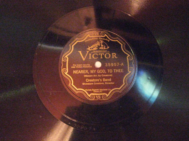12-inch 78 RPM Record Nearer My God to Thee