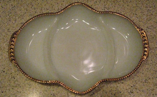 FireKing Dish (relish tray) Anniversary Pattern