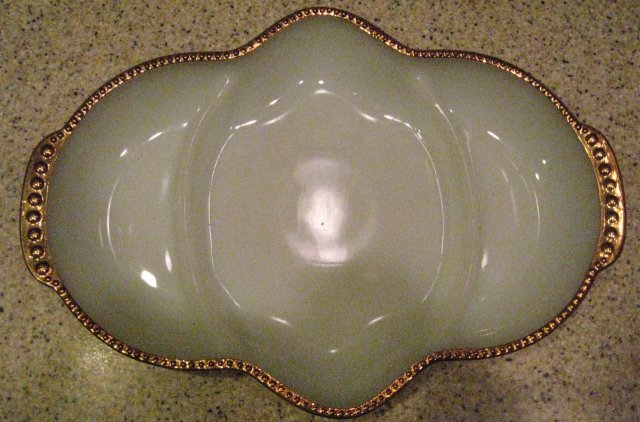 FireKing Dish (relish tray) Anniversary Pattern