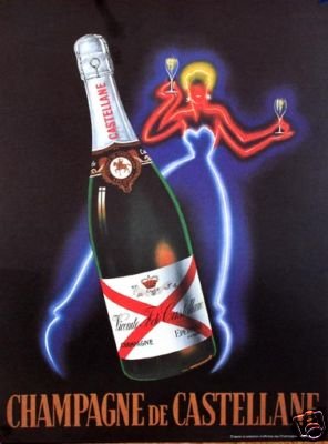 Champagne Castellane 1980Falcucci reprint by Castellane
