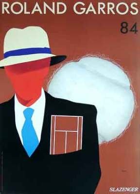 Roland Garros 1984 Poster by Razzia original mint