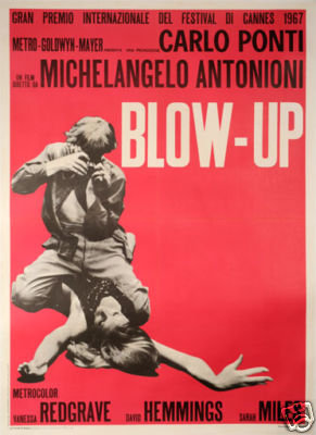 Blow UP on linen excellent 39 x 55 inches original 2nd printing