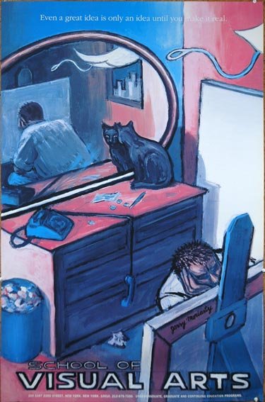 School of Visual Arts Poster by Jerry Moriarty