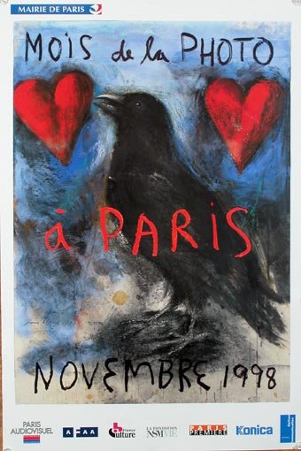 Jim Dine Poster Mois de La Photo a Paris 1998