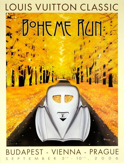 Louis Vuitton Boheme Run by Razzia medium poster