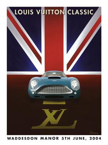 Louis Vuitton Waddesdon Manor by Razzia medium poster
