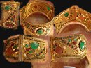 Ornate Gypsy Bracelet loaded with stones and metalwork