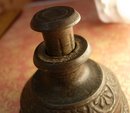 1876 Antique Mechanical Paperweight bell displayed at the 1st US worlds fair