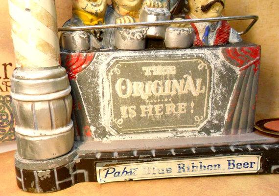 Pabst Blue Ribbon Barber Shop Quartet Display 1959
