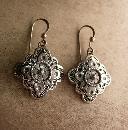 Vintage Signed Etruscan sterling earrings