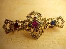 Vintage Baroque Rhinestone Renaissance brooch with rhinestones