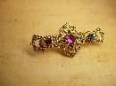 Vintage Baroque Rhinestone Renaissance brooch with rhinestones