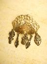 Primitive African Mask charm Brooch